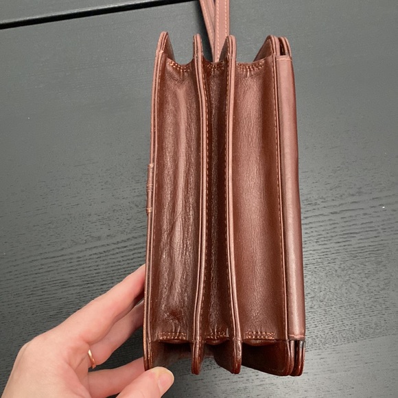 Petek 1855 Vintage Brown Leather Travel Organizer Bag - Picture 14 of 16